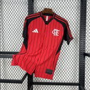 CAMISA DE BASEBOL DO FLAMENGO 25/26 VERMELHO E PRETO