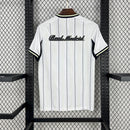 CAMISA DE BASEBOL DO REAL MADRID 25/26 BRANCO E PRETO