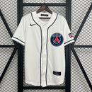 CAMISA DE BASEBOL DO PSG 25/26 BRANCO