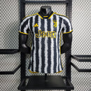 CAMISA VERSÃO PLAYER DA JUVENTUS 23/24 BRANCO E PRETO